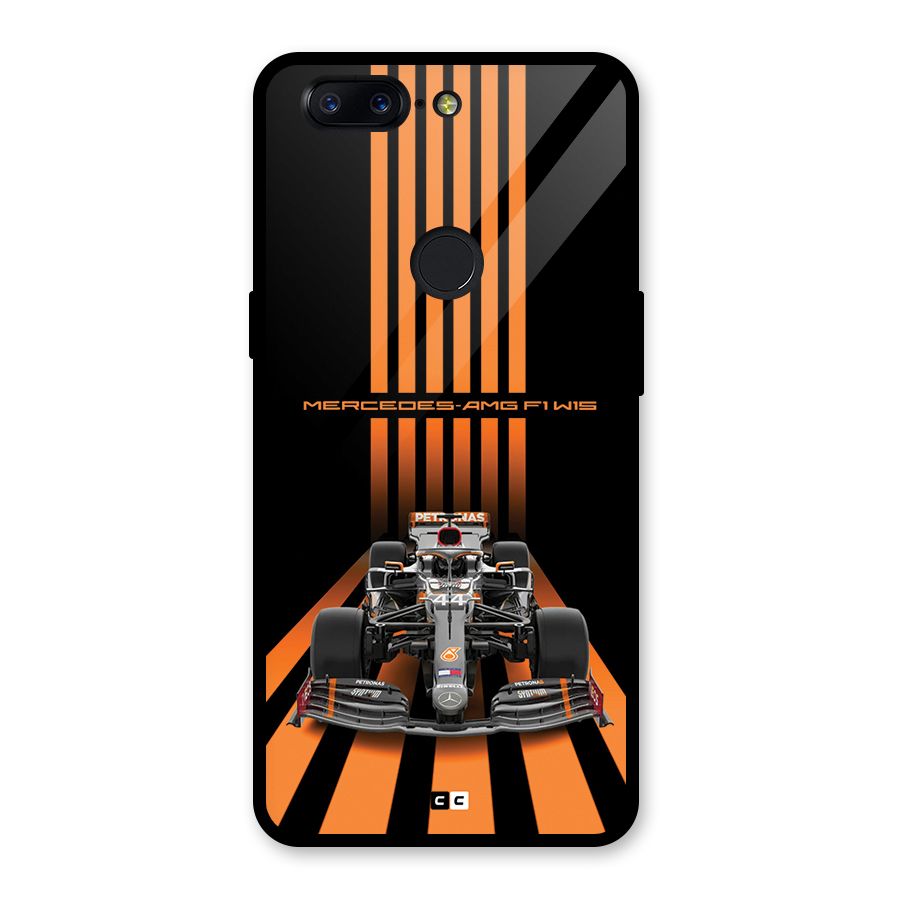 Supercar On Track Glass Back Case for OnePlus 5T