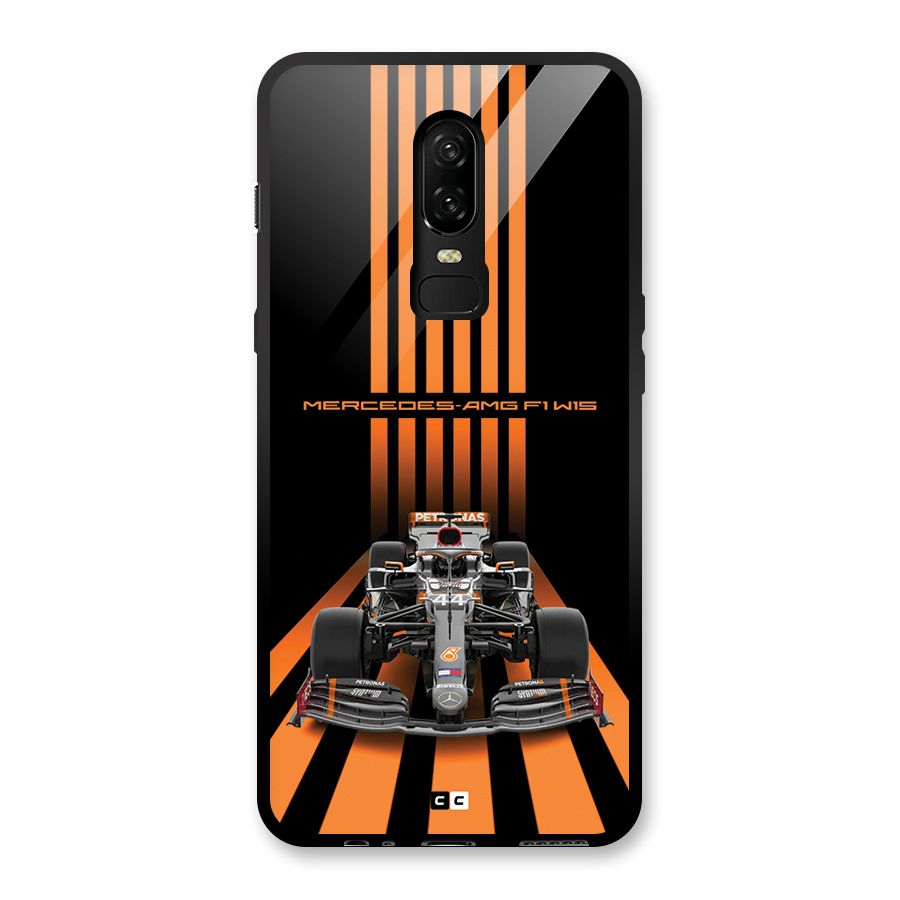Supercar On Track Glass Back Case for OnePlus 6