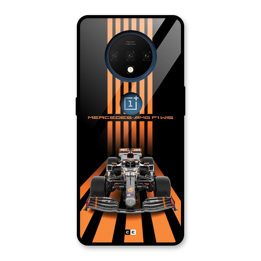 Supercar On Track Glass Back Case for OnePlus 7T