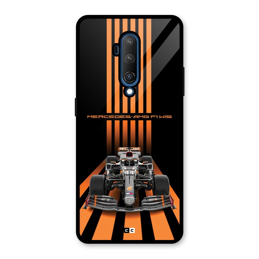 Supercar On Track Glass Back Case for OnePlus 7T Pro