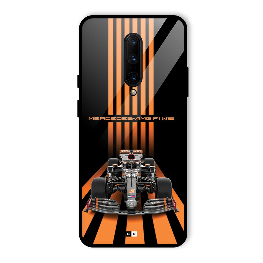 Supercar On Track Glass Back Case for OnePlus 7 Pro