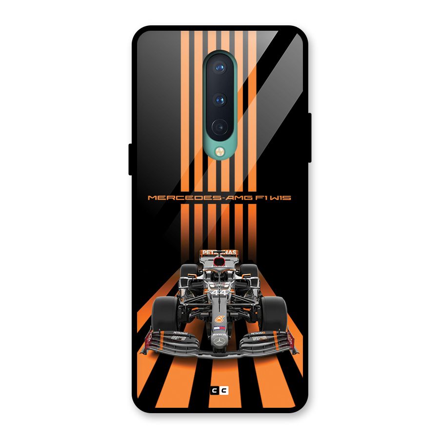 Supercar On Track Glass Back Case for OnePlus 8
