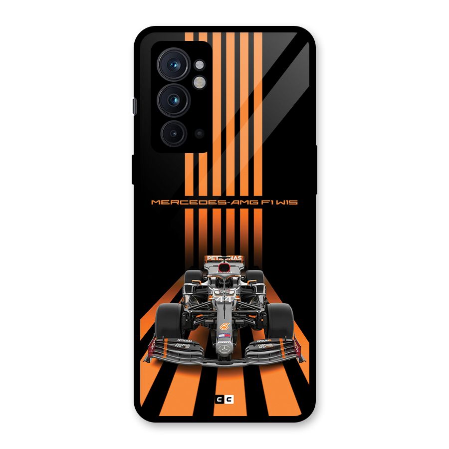 Supercar On Track Glass Back Case for OnePlus 9RT 5G