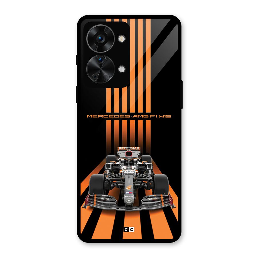 Supercar On Track Glass Back Case for OnePlus Nord 2T