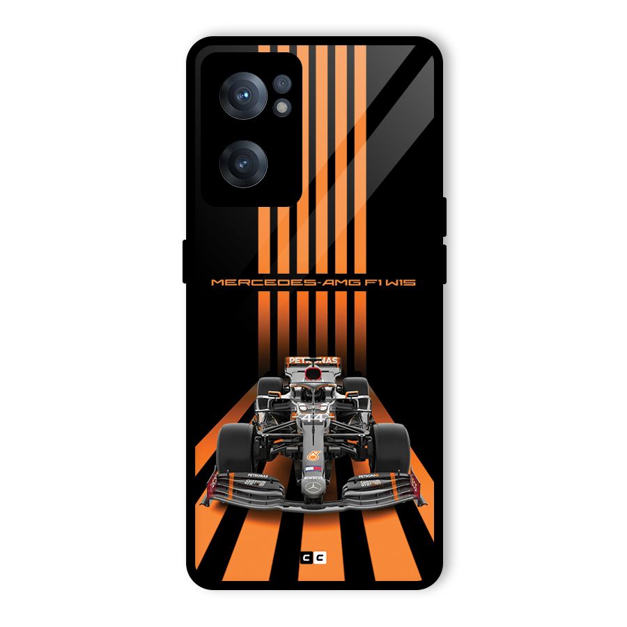 Supercar On Track Glass Back Case for OnePlus Nord CE 2 5G