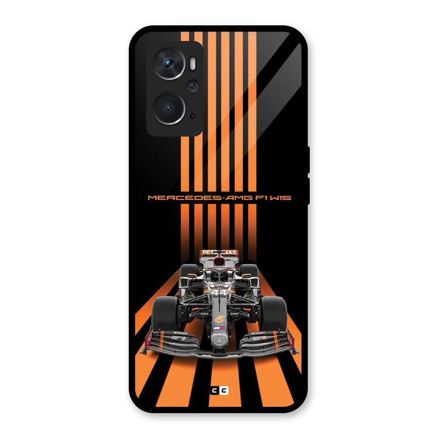 Supercar On Track Glass Back Case for Oppo K10 4G