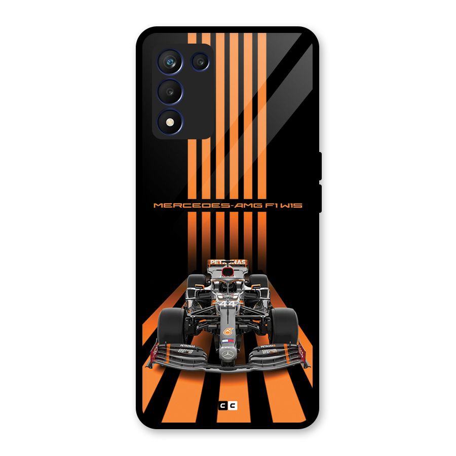 Supercar On Track Glass Back Case for Realme 9 5G Speed