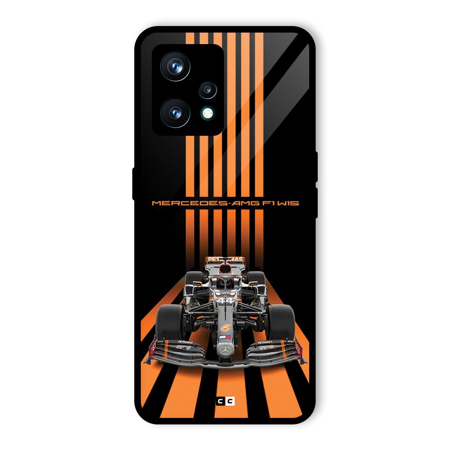 Supercar On Track Glass Back Case for Realme 9 Pro Plus 5G