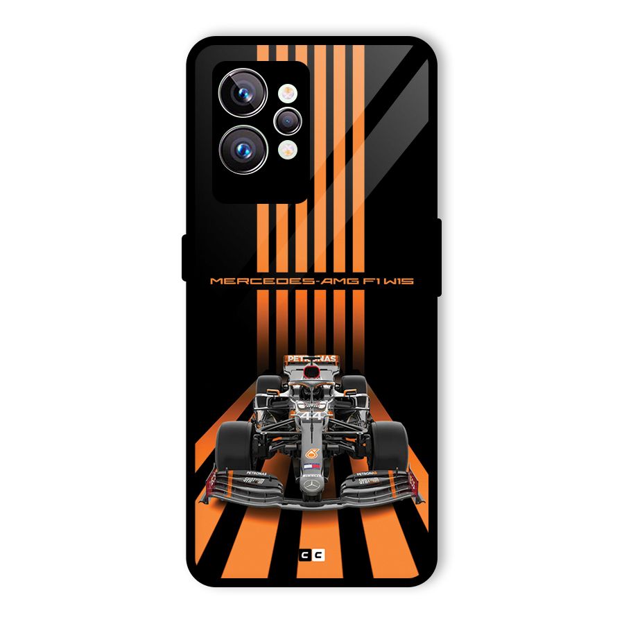 Supercar On Track Glass Back Case for Realme GT2 Pro