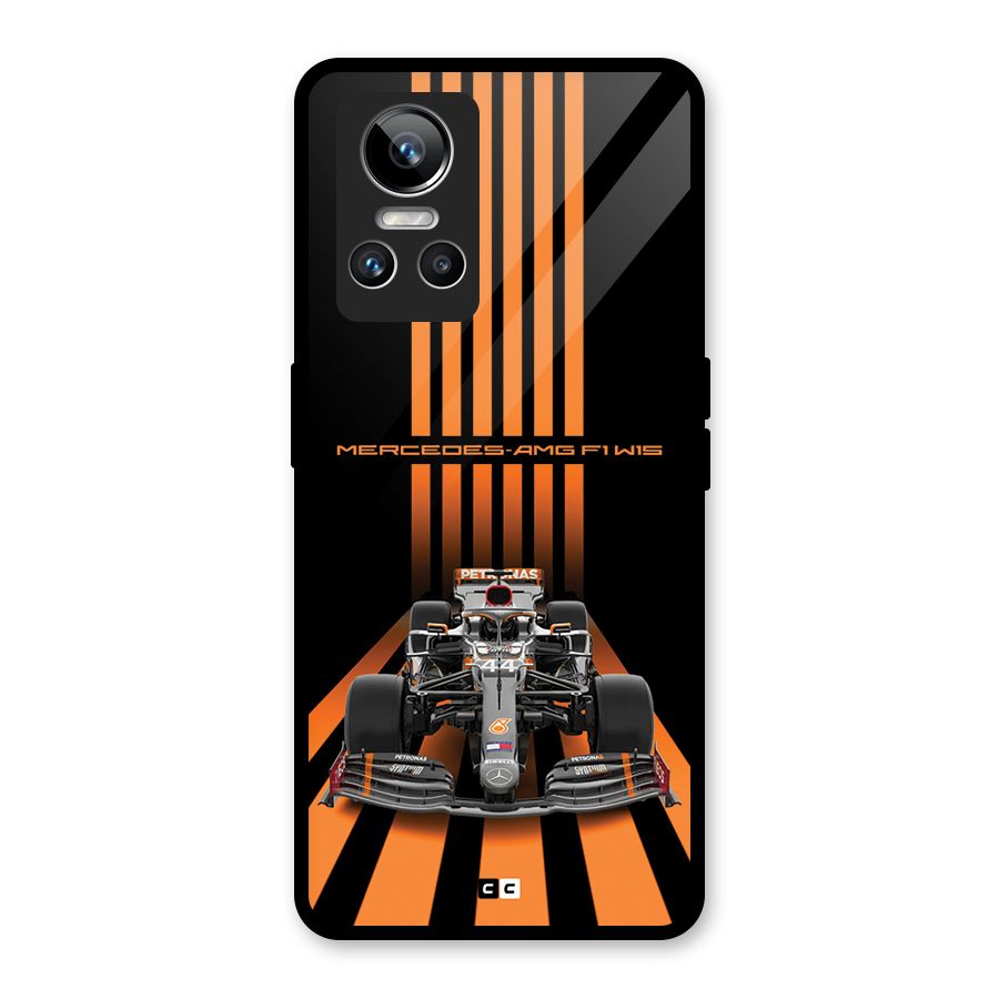 Supercar On Track Glass Back Case for Realme GT Neo 3