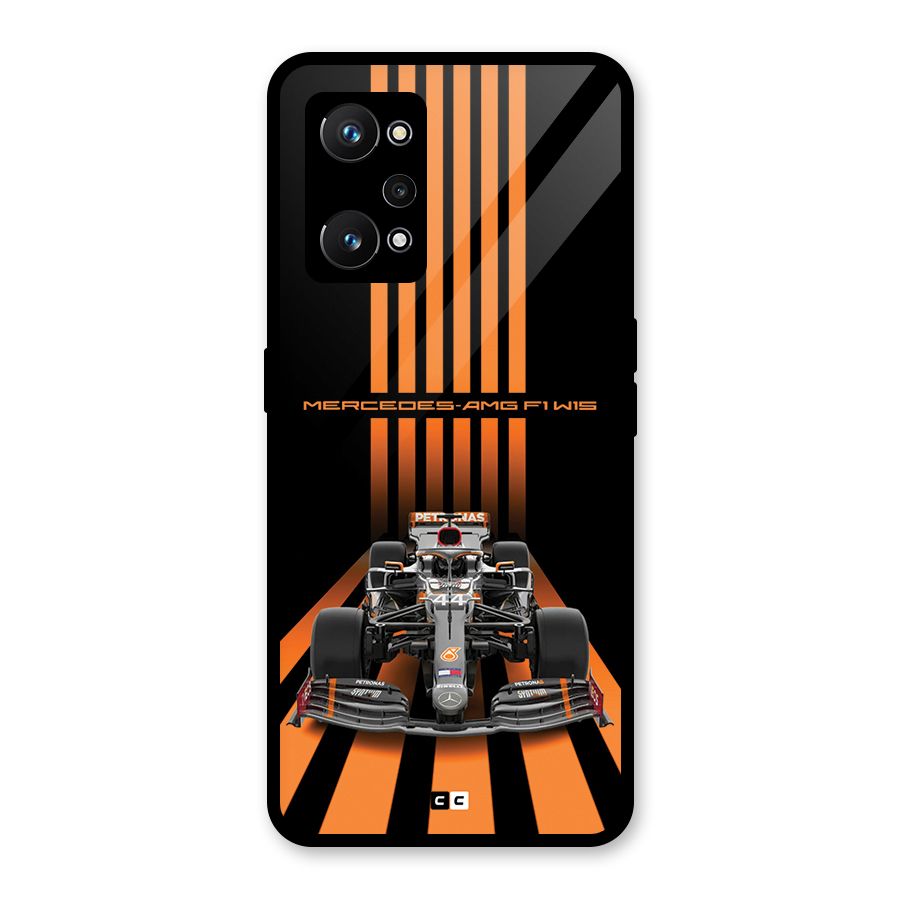 Supercar On Track Glass Back Case for Realme GT Neo 3T