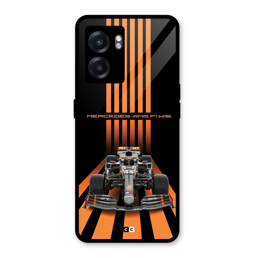 Supercar On Track Glass Back Case for Realme Narzo 50 5G