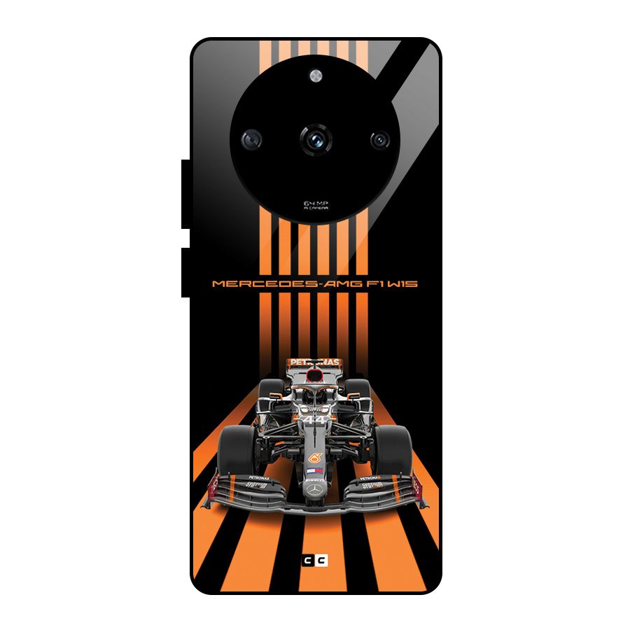 Supercar On Track Glass Back Case for Realme Narzo 60 5G