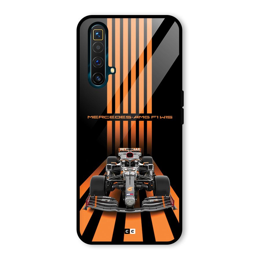 Supercar On Track Glass Back Case for Realme X3