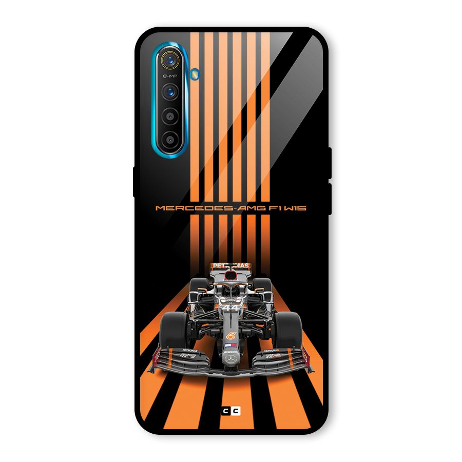 Supercar On Track Glass Back Case for Realme XT