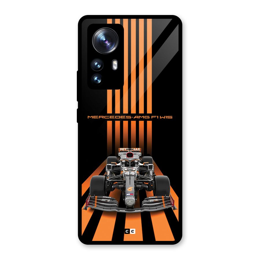Supercar On Track Glass Back Case for Xiaomi 12 Pro