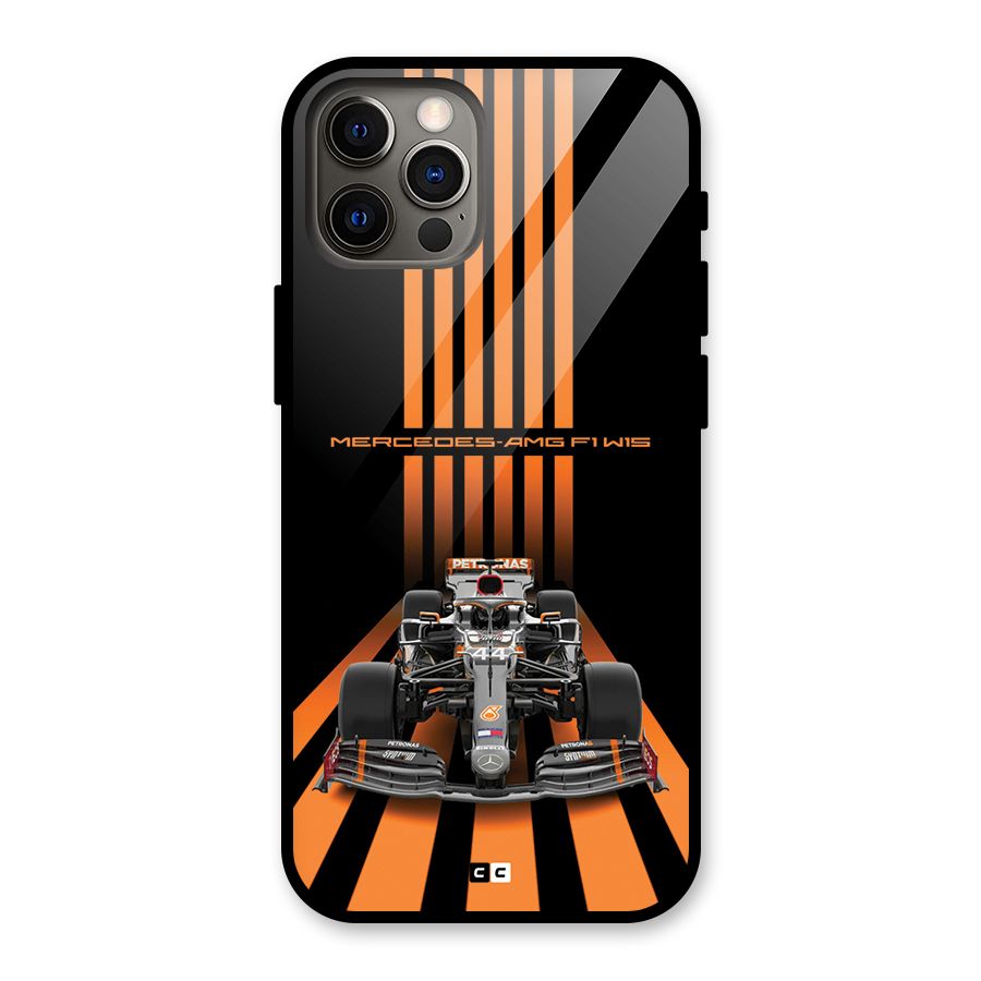 Supercar On Track Glass Back Case for iPhone 12 Pro