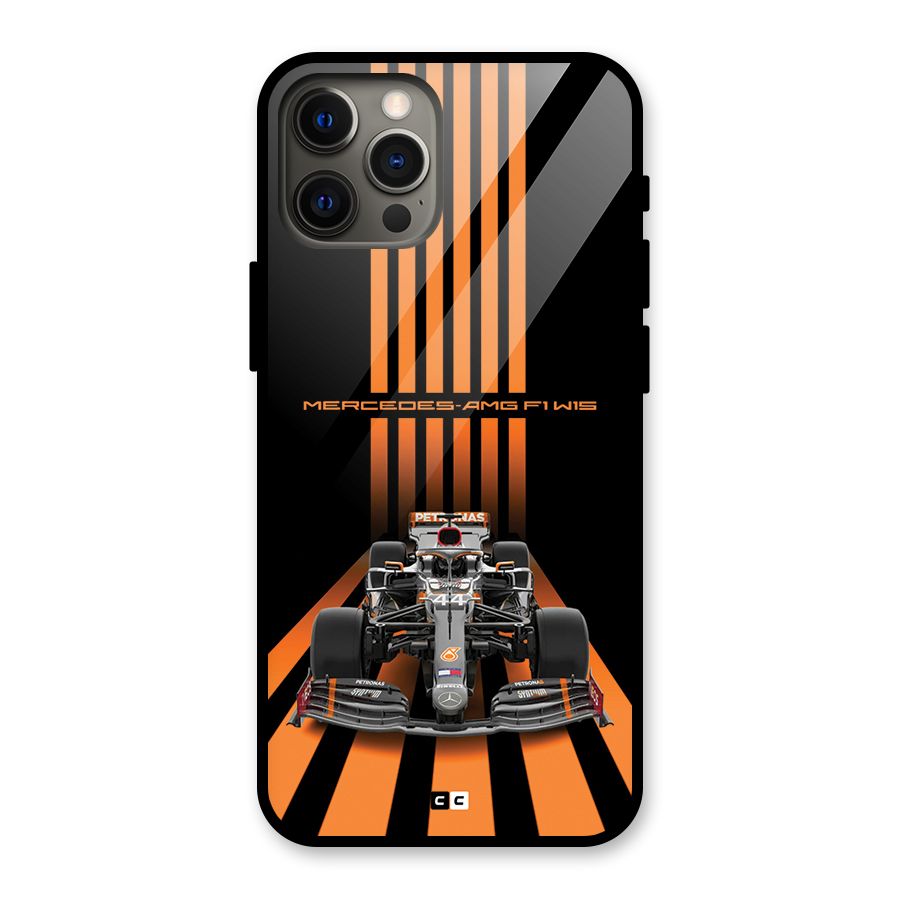 Supercar On Track Glass Back Case for iPhone 12 Pro Max