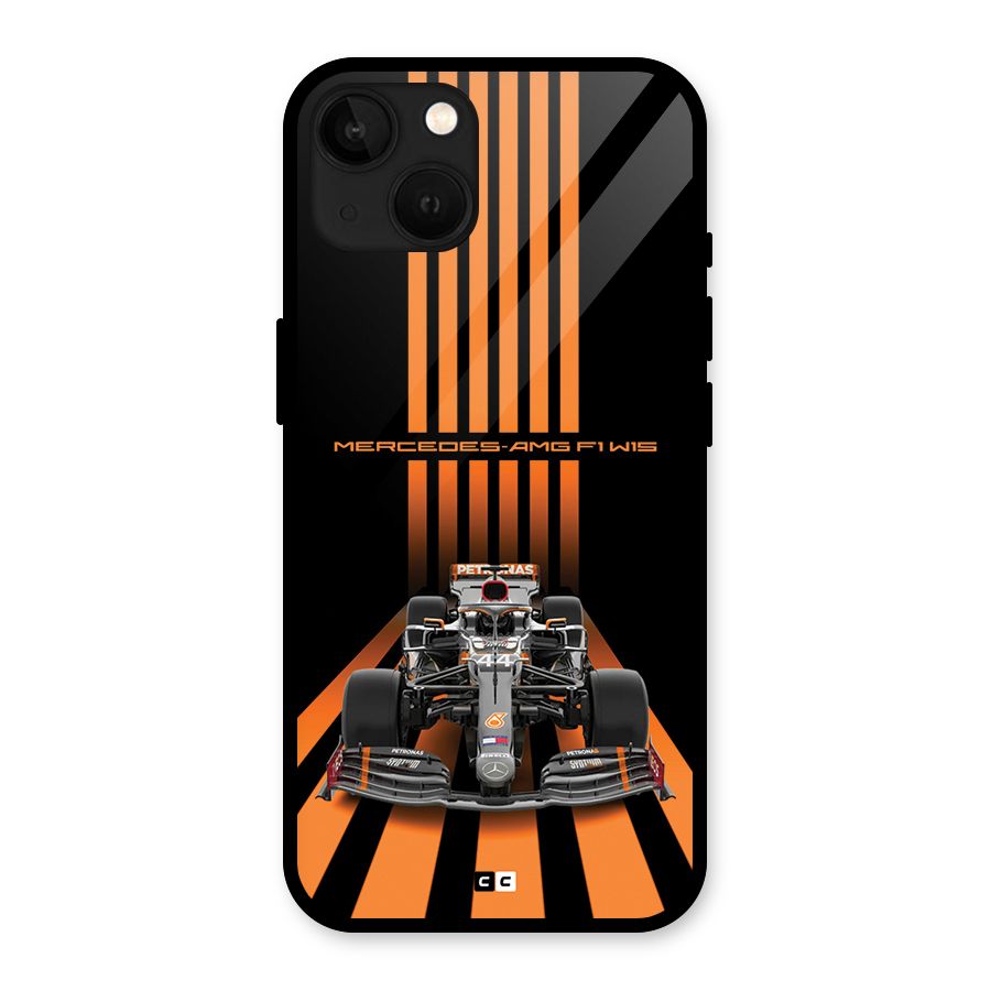 Supercar On Track Glass Back Case for iPhone 13
