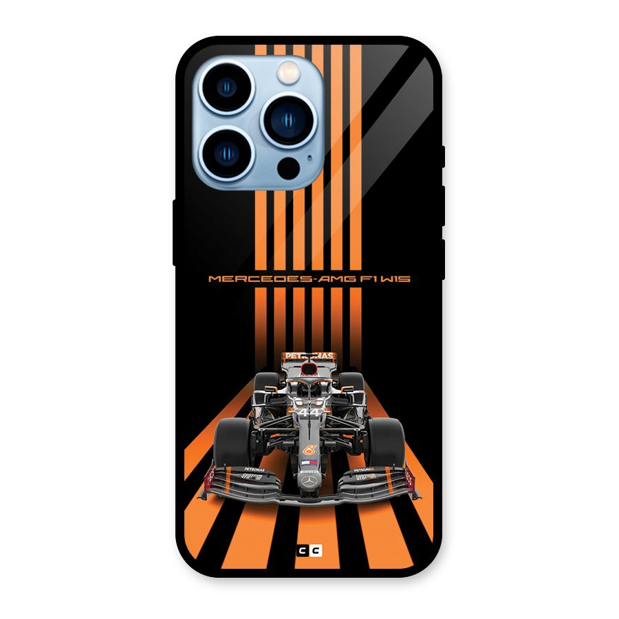 Supercar On Track Glass Back Case for iPhone 13 Pro