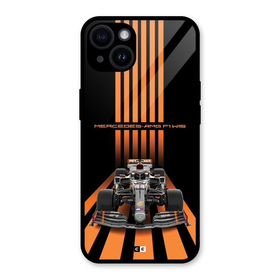 Supercar On Track Glass Back Case for iPhone 14