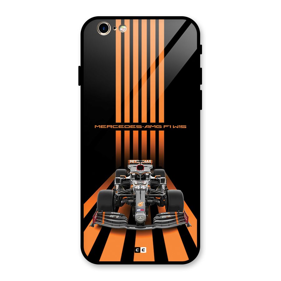 Supercar On Track Glass Back Case for iPhone 6 6S