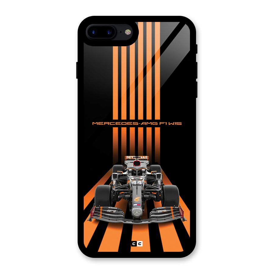 Supercar On Track Glass Back Case for iPhone 8 Plus