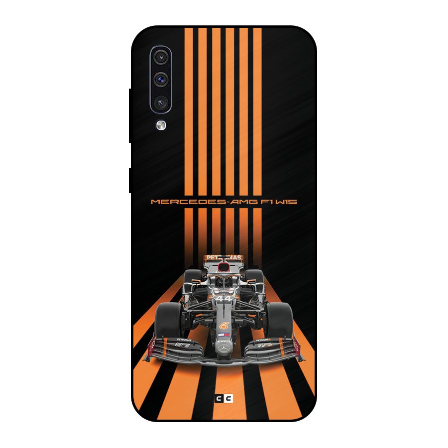 Supercar On Track Metal Back Case for Galaxy A50