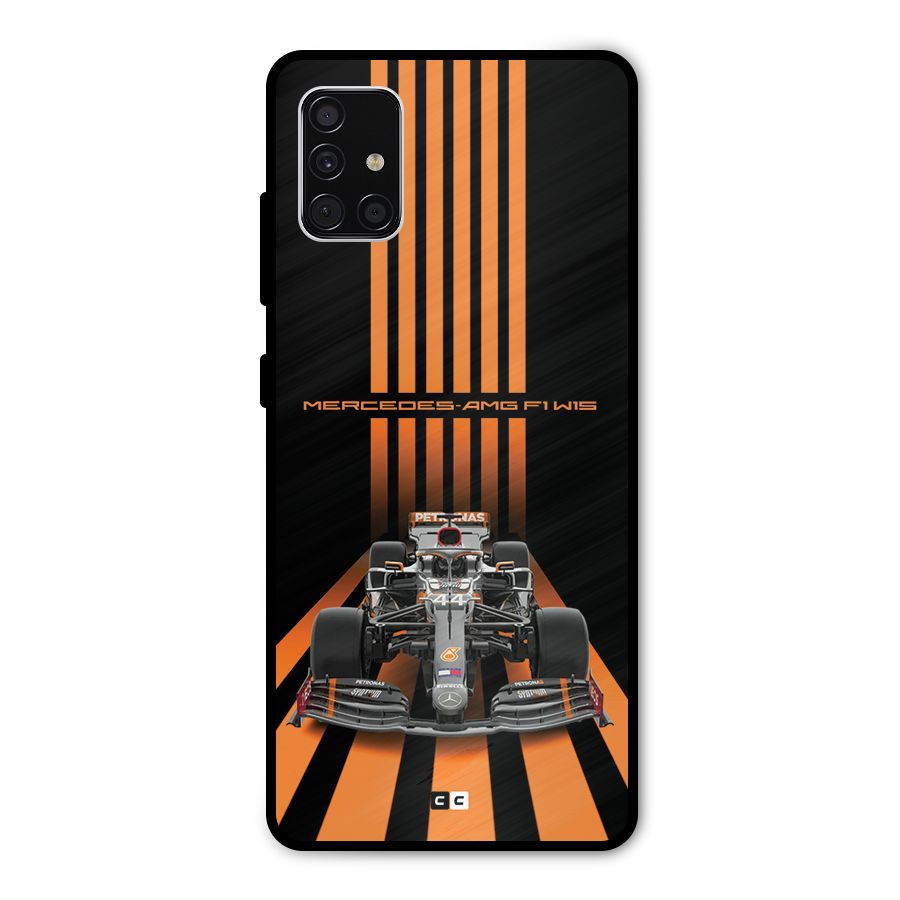 Supercar On Track Metal Back Case for Galaxy A51