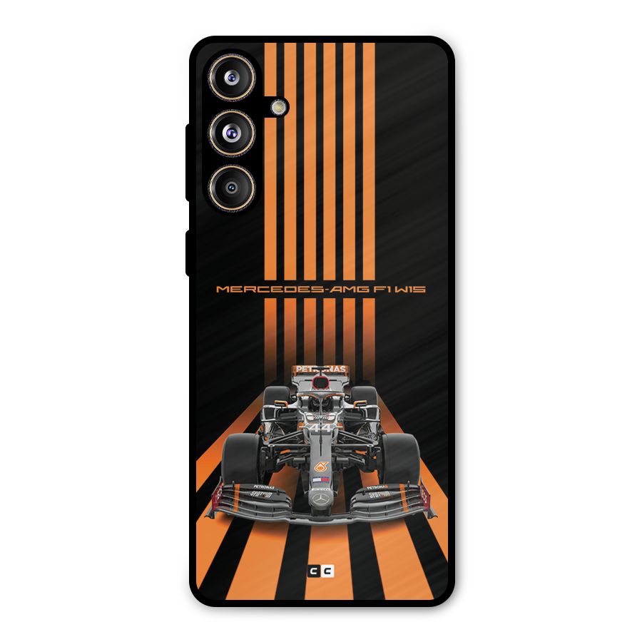 Supercar On Track Metal Back Case for Galaxy F55