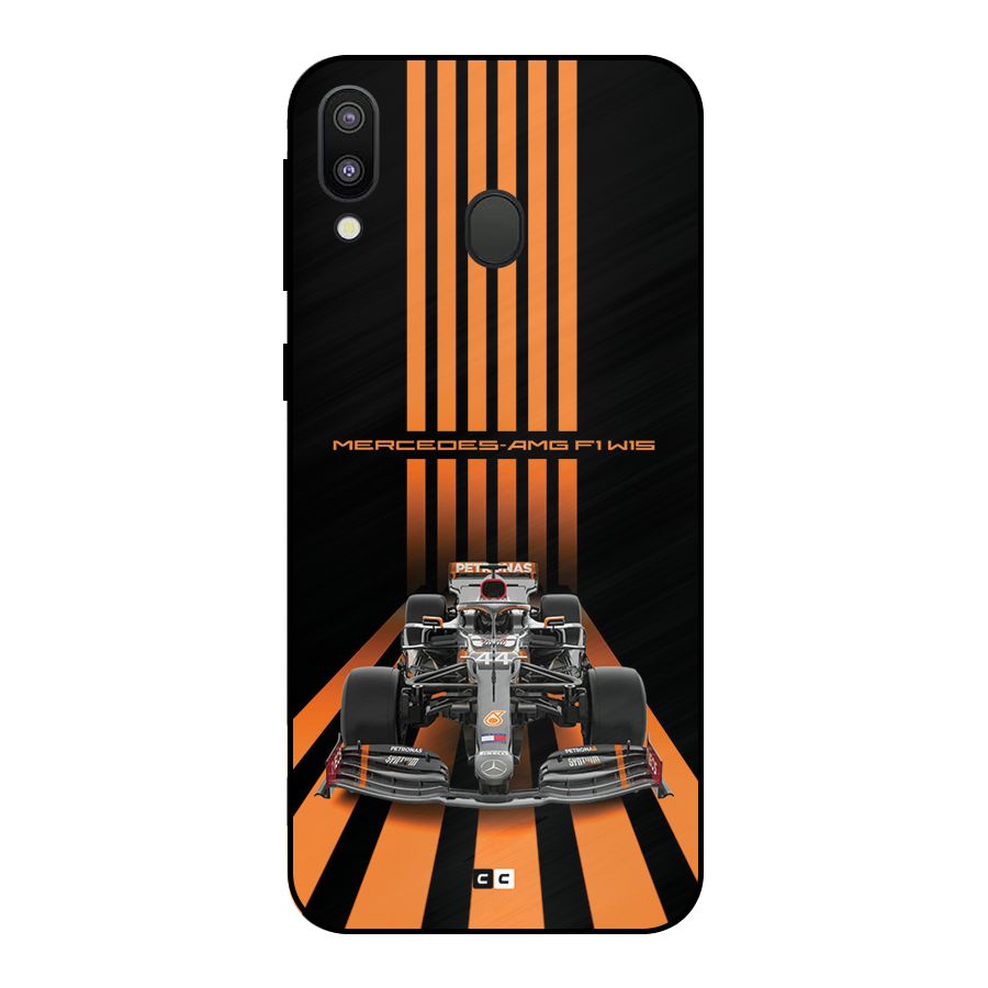 Supercar On Track Metal Back Case for Galaxy M20