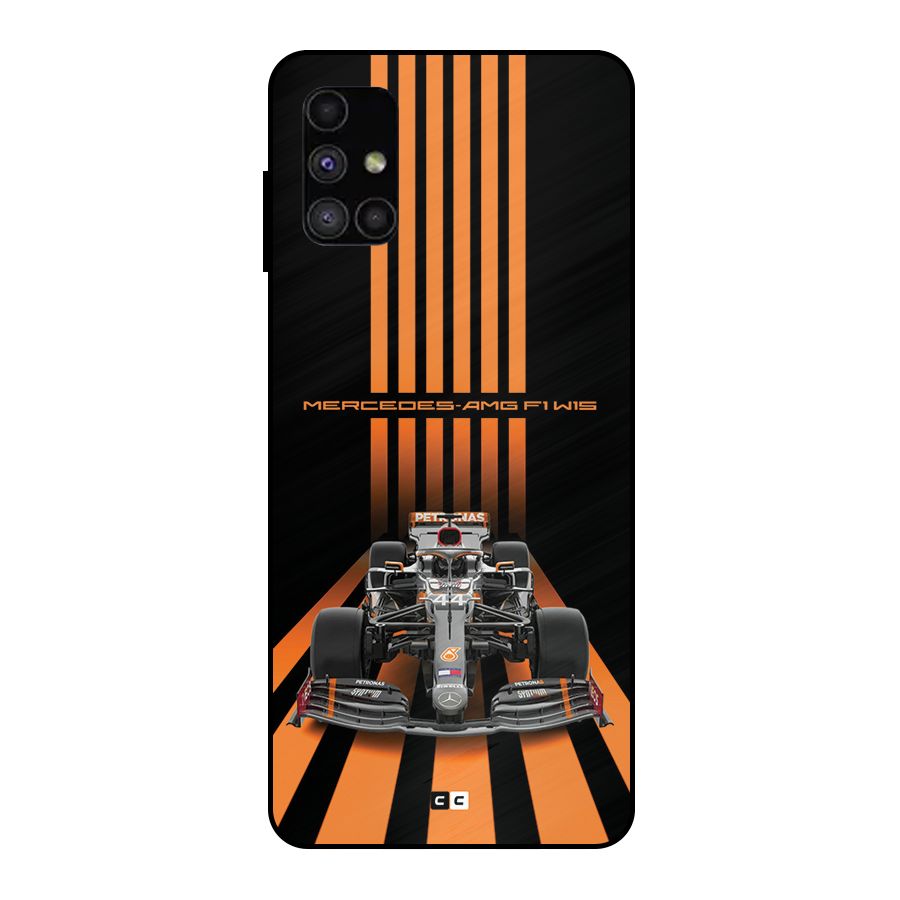 Supercar On Track Metal Back Case for Galaxy M51