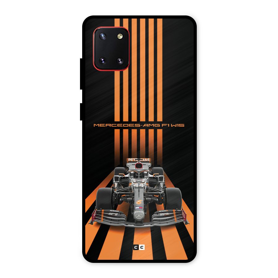 Supercar On Track Metal Back Case for Galaxy Note 10 Lite