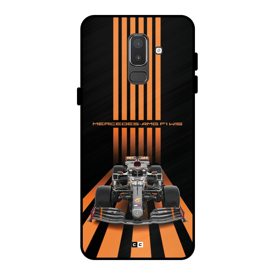 Supercar On Track Metal Back Case for Galaxy On8 (2018)