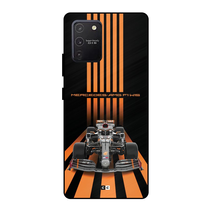 Supercar On Track Metal Back Case for Galaxy S10 Lite