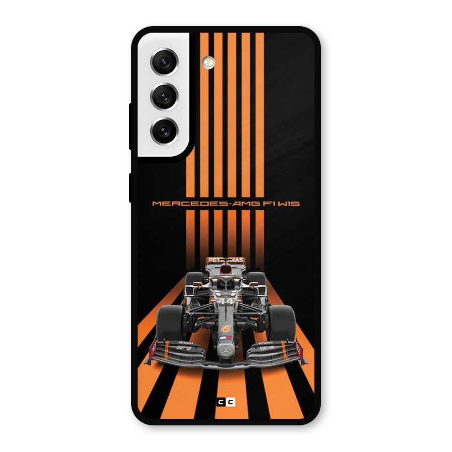 Supercar On Track Metal Back Case for Galaxy S21 FE 5G