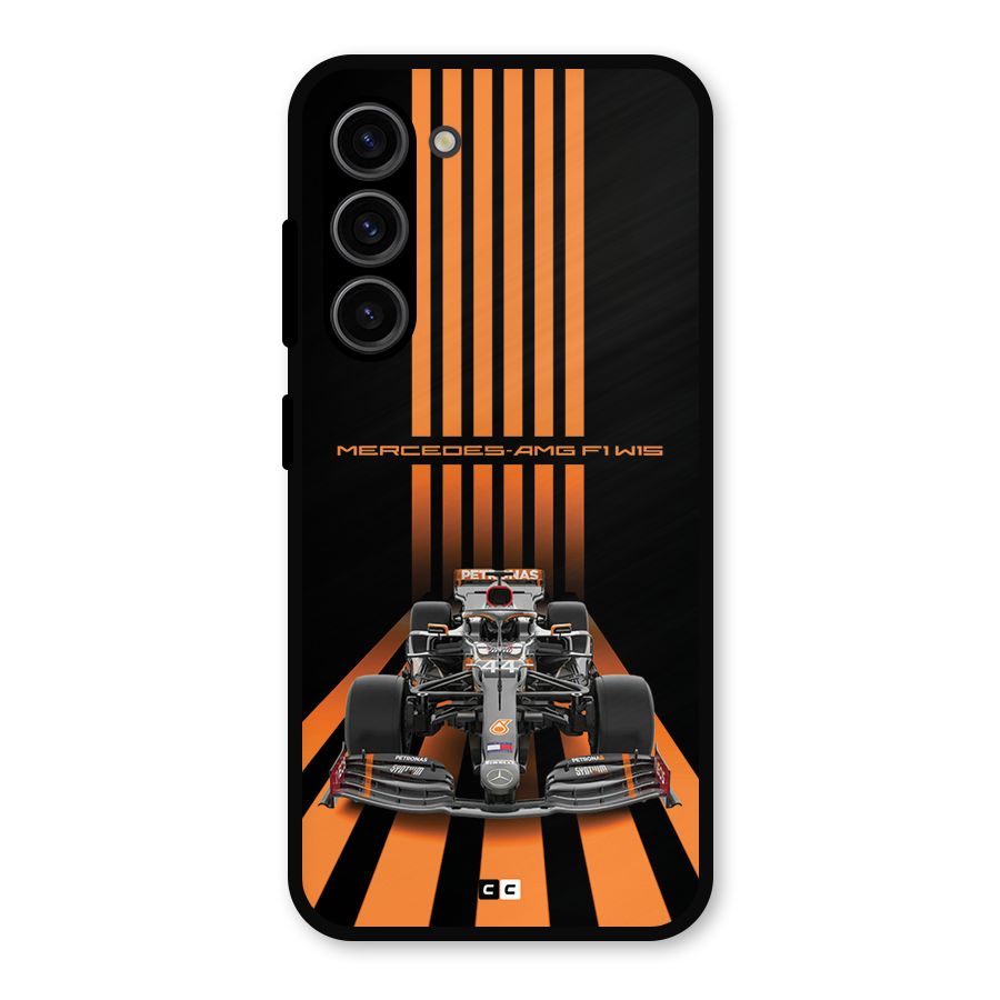 Supercar On Track Metal Back Case for Galaxy S23