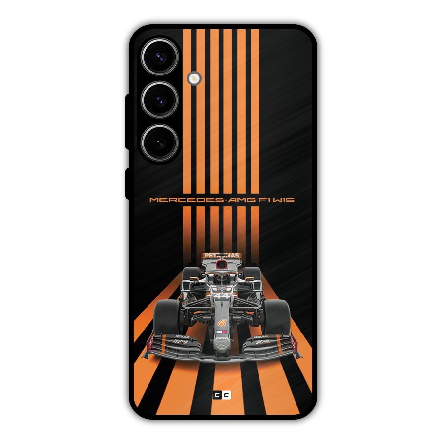 Supercar On Track Metal Back Case for Galaxy S24 Plus