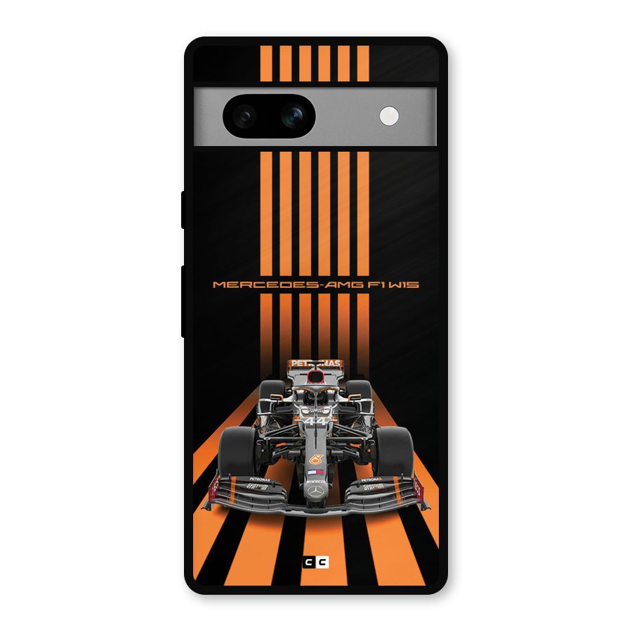 Supercar On Track Metal Back Case for Google Pixel 7a