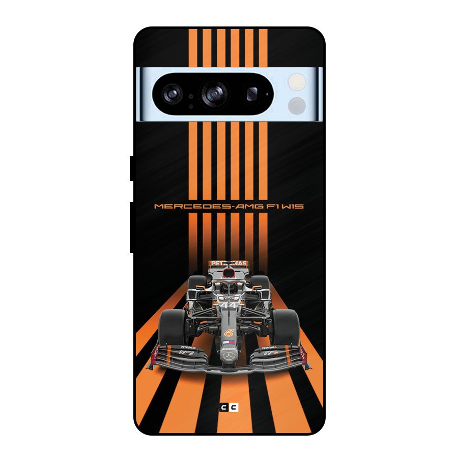 Supercar On Track Metal Back Case for Google Pixel 8 Pro