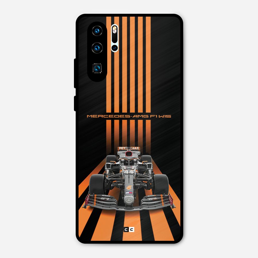 Supercar On Track Metal Back Case for Huawei P30 Pro