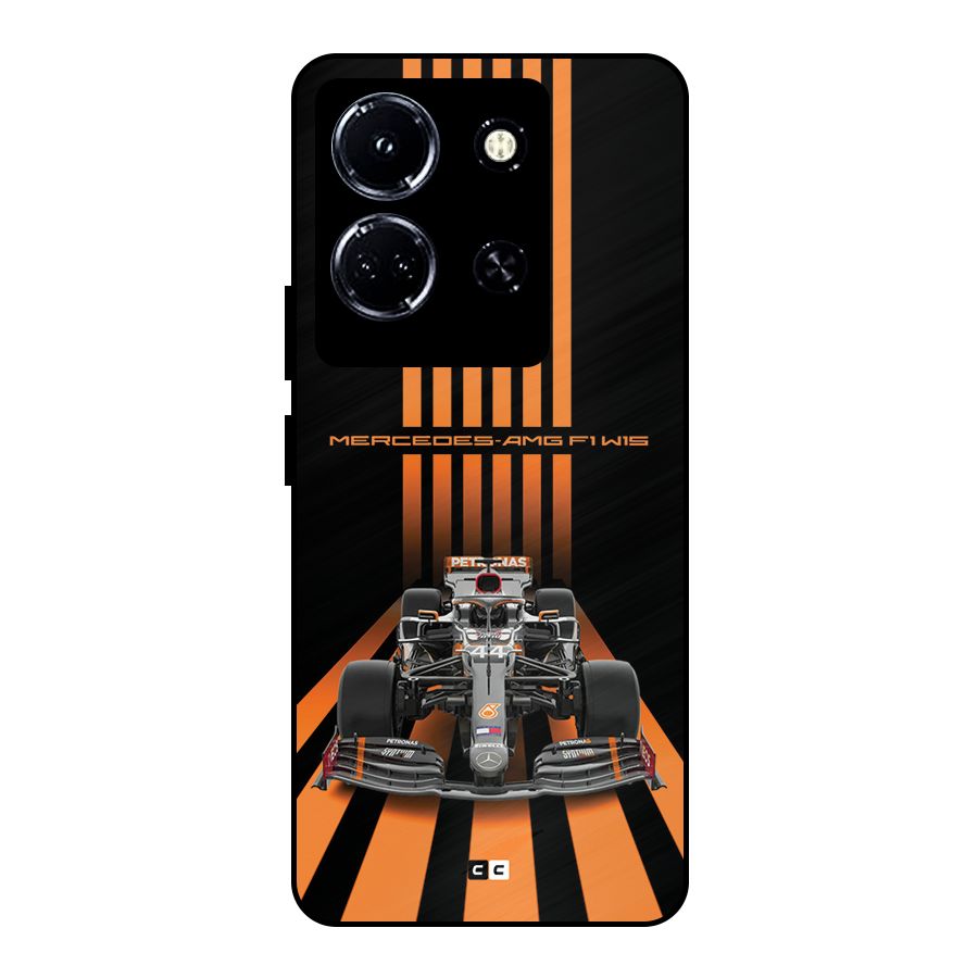 Supercar On Track Metal Back Case for Infinix Note 30 5G