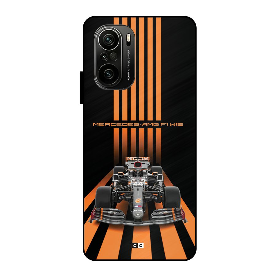 Supercar On Track Metal Back Case for Mi 11X Pro