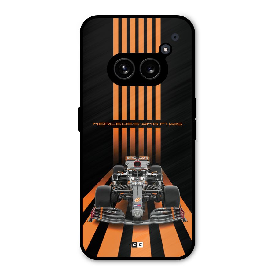 Supercar On Track Metal Back Case for Nothing Phone 2a