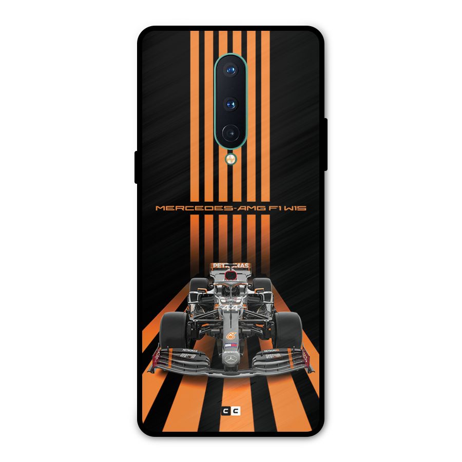 Supercar On Track Metal Back Case for OnePlus 8