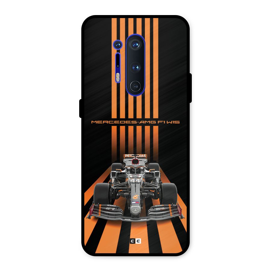 Supercar On Track Metal Back Case for OnePlus 8 Pro