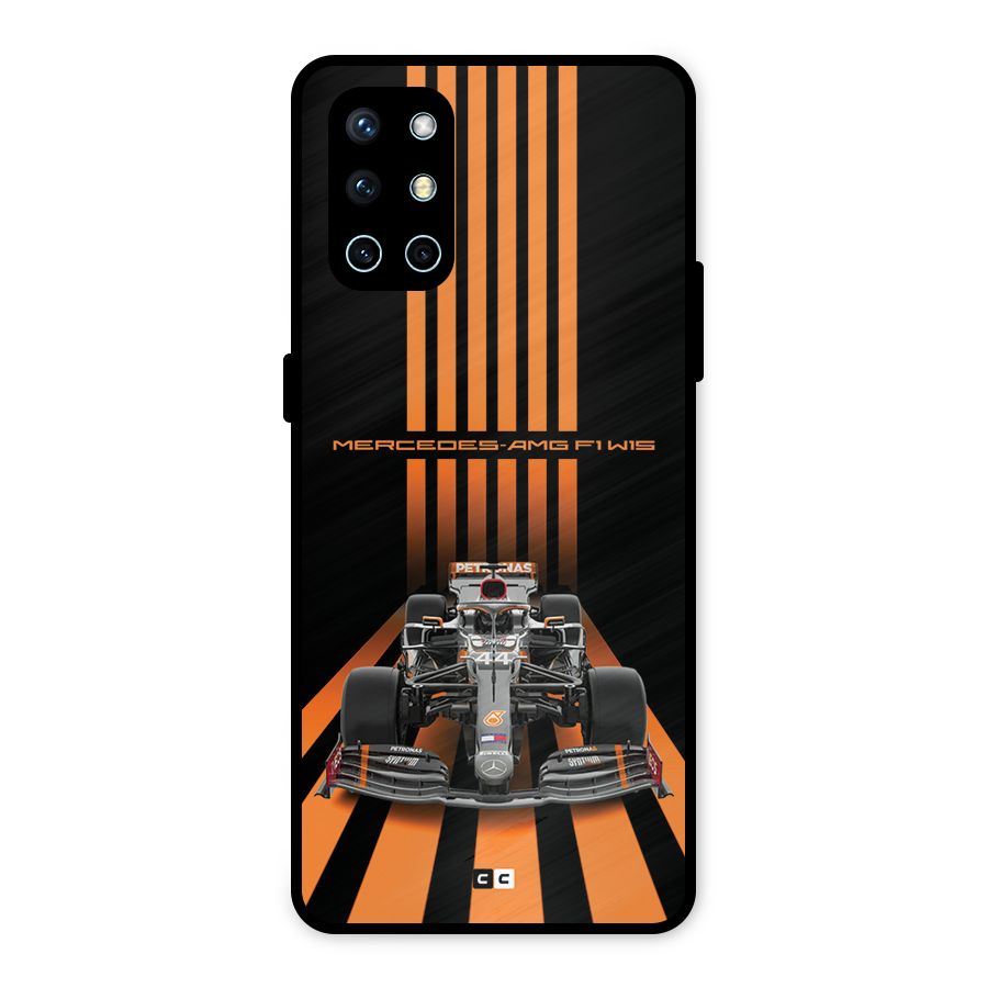 Supercar On Track Metal Back Case for OnePlus 9R