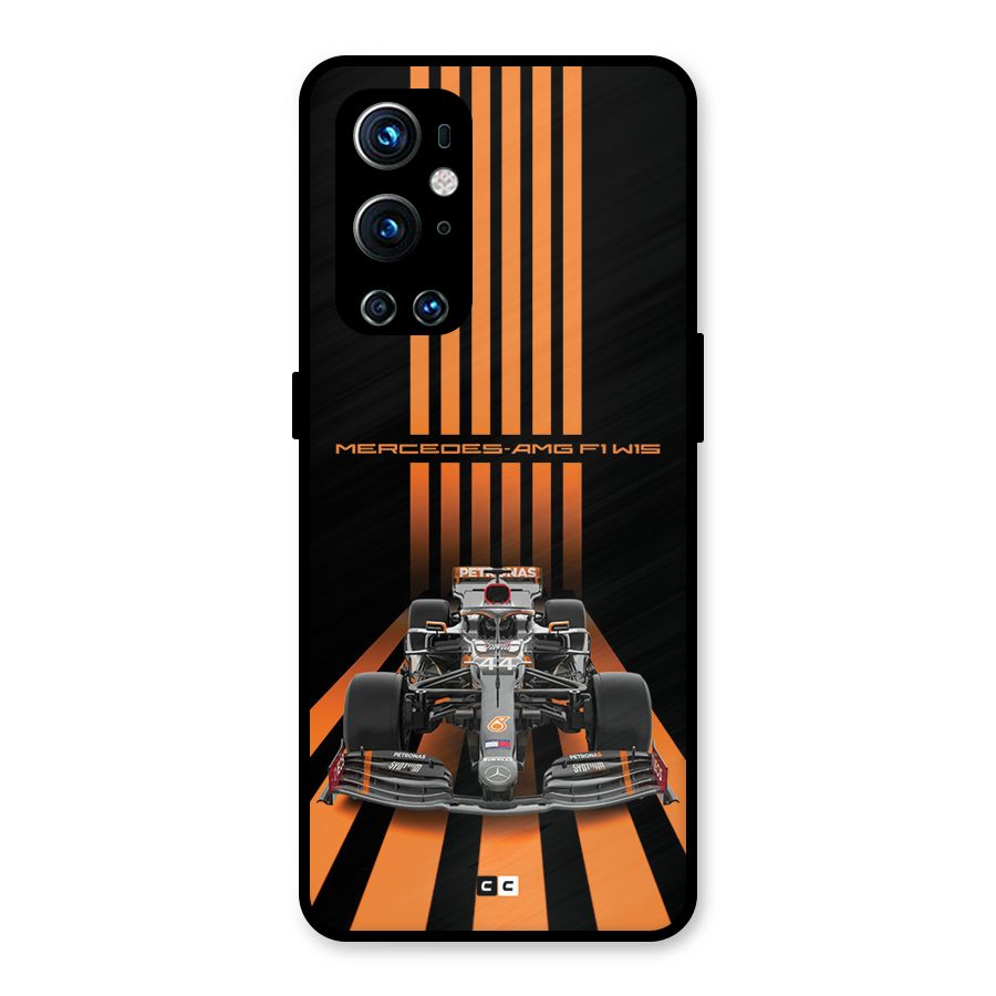 Supercar On Track Metal Back Case for OnePlus 9 Pro
