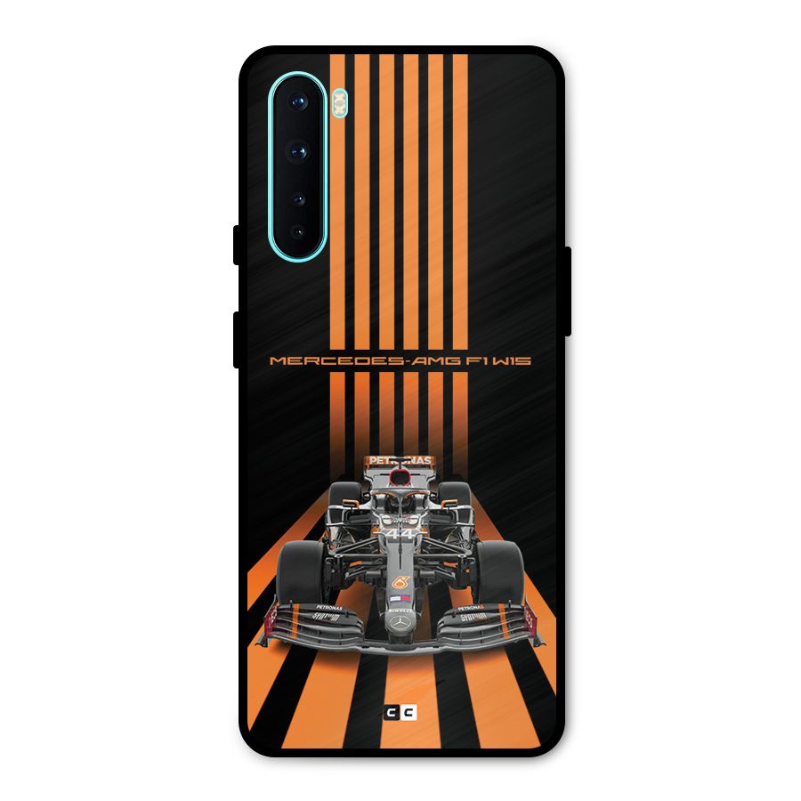 Supercar On Track Metal Back Case for OnePlus Nord
