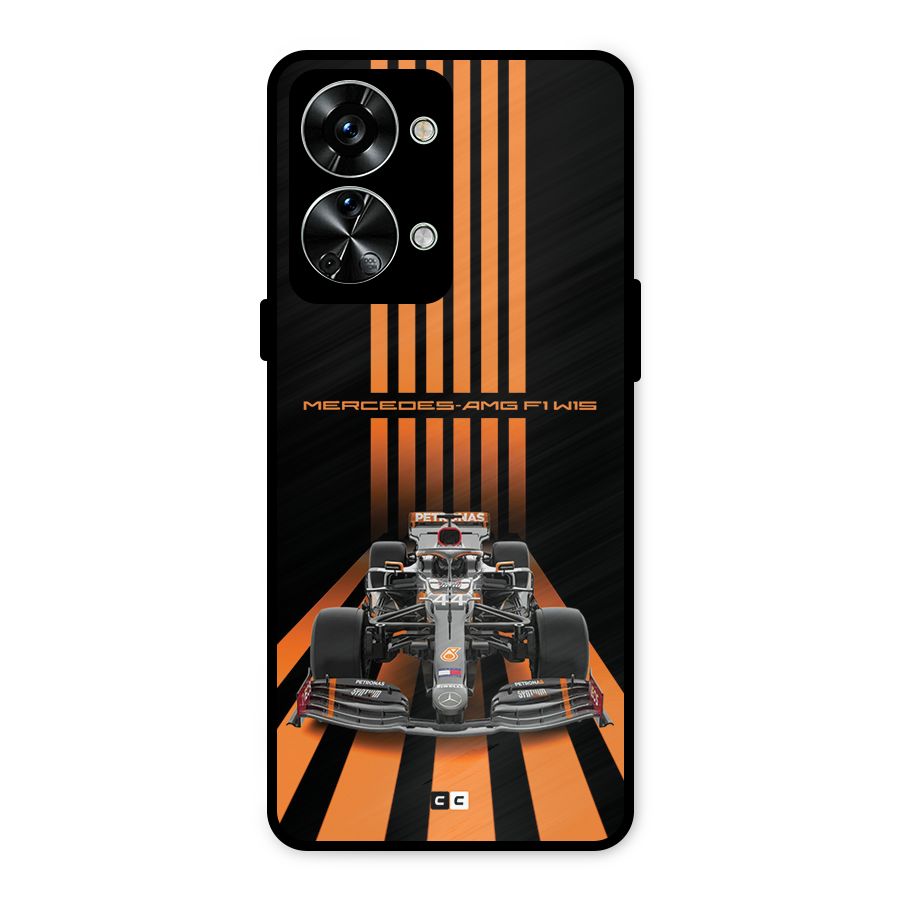 Supercar On Track Metal Back Case for OnePlus Nord 2T
